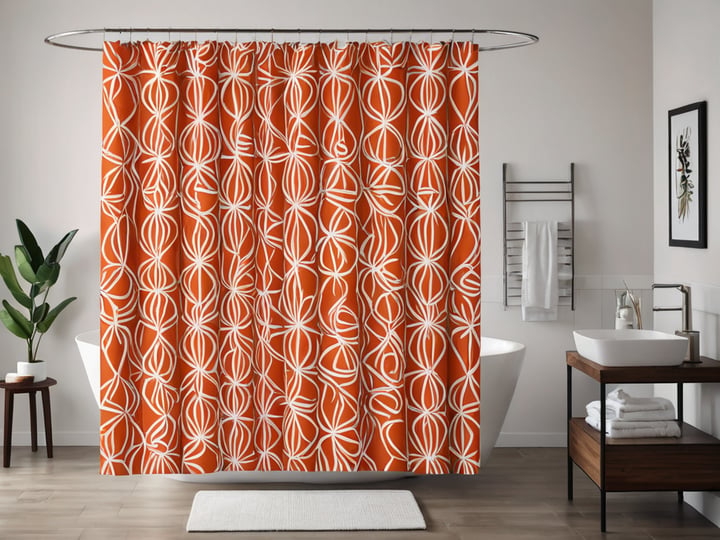 Burnt-Orange-Shower-Curtain-2