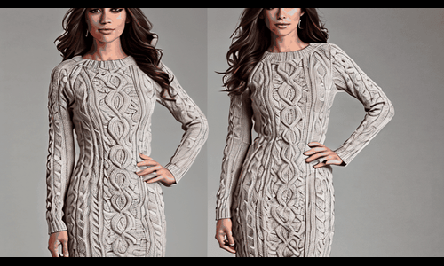 Cable Knit Sweater Dresses