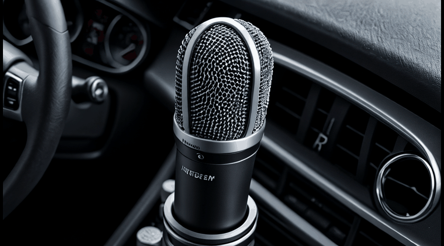 Discover the top car microphones to enhance your in-car audio experience, featuring a handpicked selection of high-quality, noise-canceling microphones for clear communication and crystal clear voice recordings on the go.
