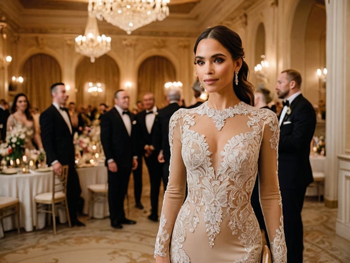 Champagne-Long-Sleeve-Dresses-4