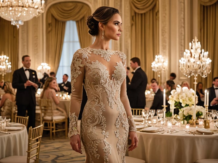 Champagne-Long-Sleeve-Dresses-6