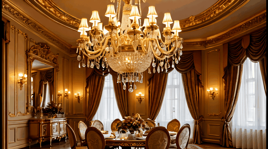 Explore a curated selection of elegant chandelier lamp shades in various designs, perfect for enhancing the ambiance and brightness of any room.