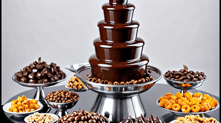 Discover the best chocolate options for your chocolate fountain, as we handpick and present a variety of delectable choices in this comprehensive guide. Enhance your dessert experience with top-quality chocolate selections perfect for your fountain.
