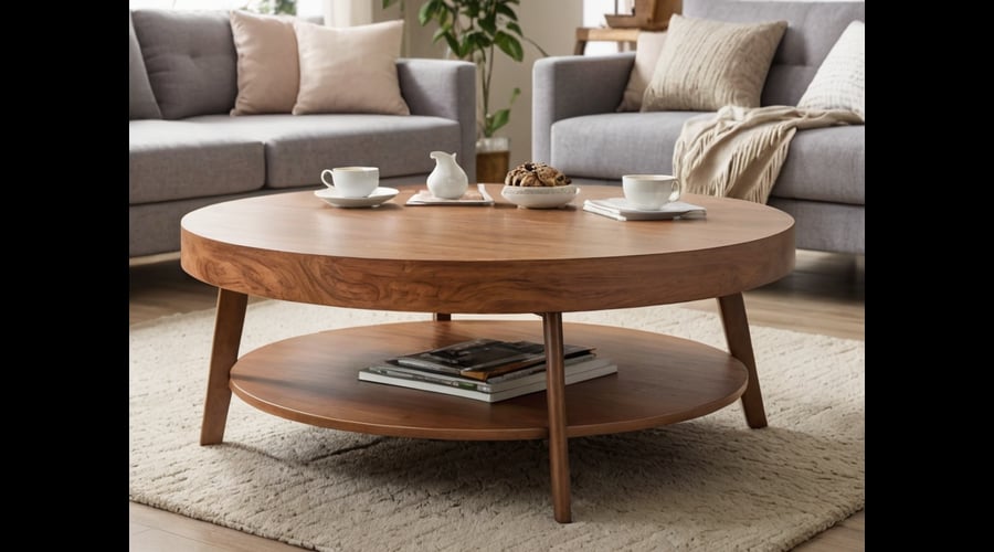 A curated selection of the best circle wood coffee tables available today, featuring high-quality craftsmanship and elegant designs to enhance any living space.