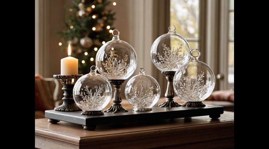 Discover a selection of stunning clear glass ornaments, perfect for adding elegance and charm to your holiday decorations or creating a timeless piece in your home. Explore this roundup for the top-rated designs and styles.
