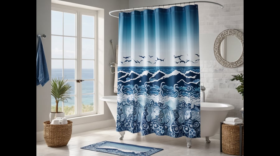 Explore the top coastal shower curtains that perfectly blend style and functionality, transforming your bathroom into a serene seaside oasis.
