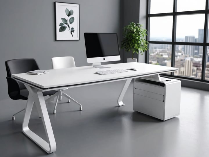 Computer-Desk-with-Keyboard-Tray-4