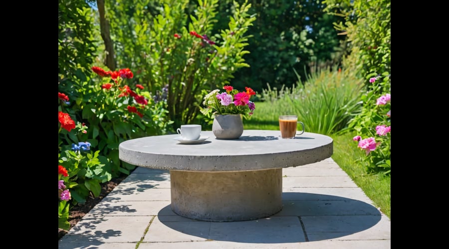 Explore the best concrete outdoor coffee tables for your patio, featuring top-quality, durable designs to enhance your outdoor living experience.