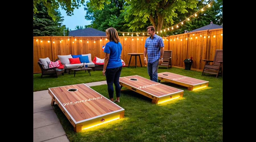 Brighten Up Your Cornhole Game with the Best 22 Lights