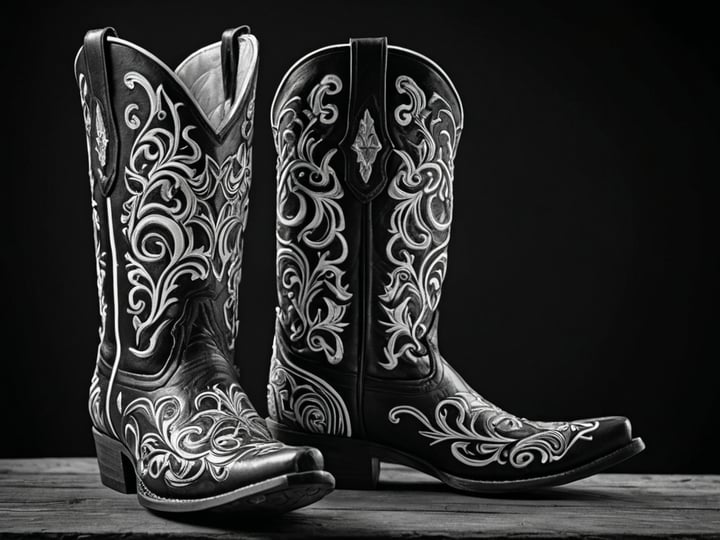 Cowboy-Boots-Black-And-White-2