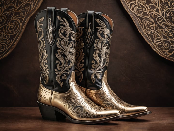 Cowboy-Boots-Gold-3