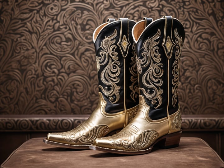 Cowboy-Boots-Gold-4