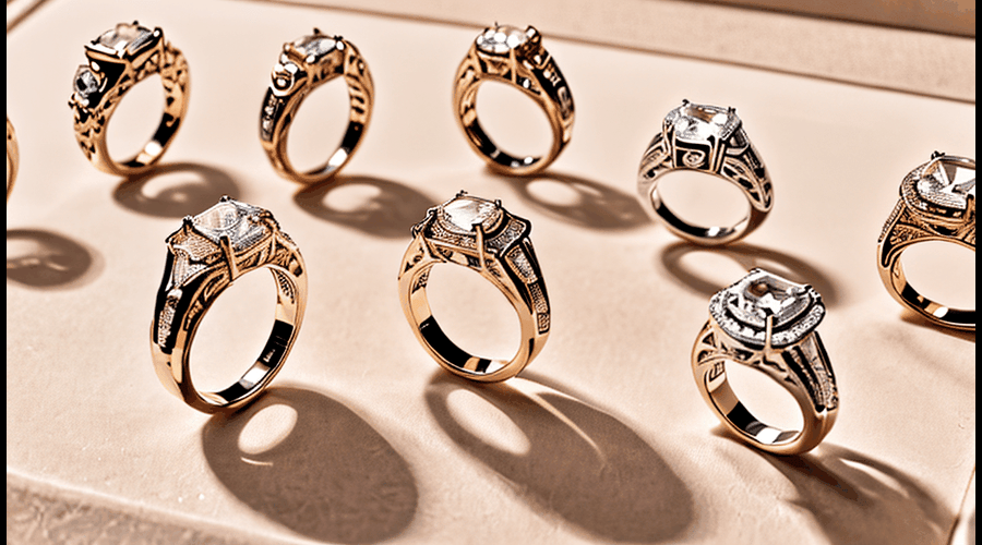 Discover the captivating beauty of crystal promise rings, as we showcase a diverse selection of these enchanting rings that perfectly symbolize your everlasting love and commitment.