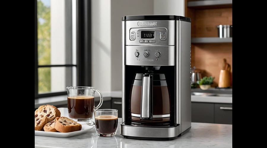 Discover the top 10 Cuisinart 14-cup coffee makers on the market and find the perfect fit for your kitchen.