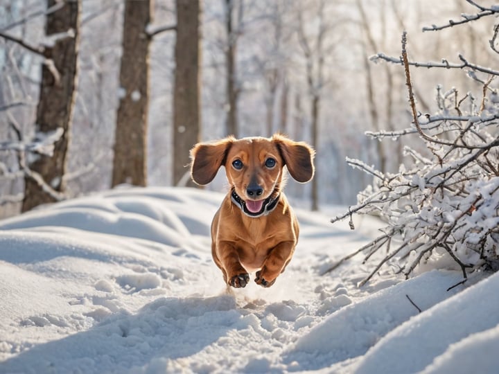Dachshund-Through-The-Snow-2