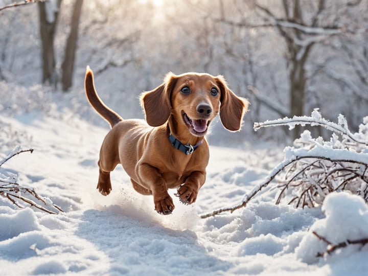 Dachshund-Through-The-Snow-3
