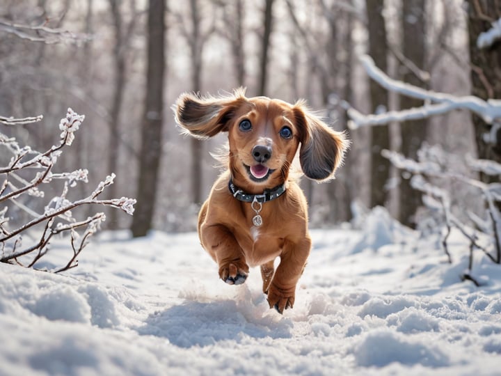 Dachshund-Through-The-Snow-5