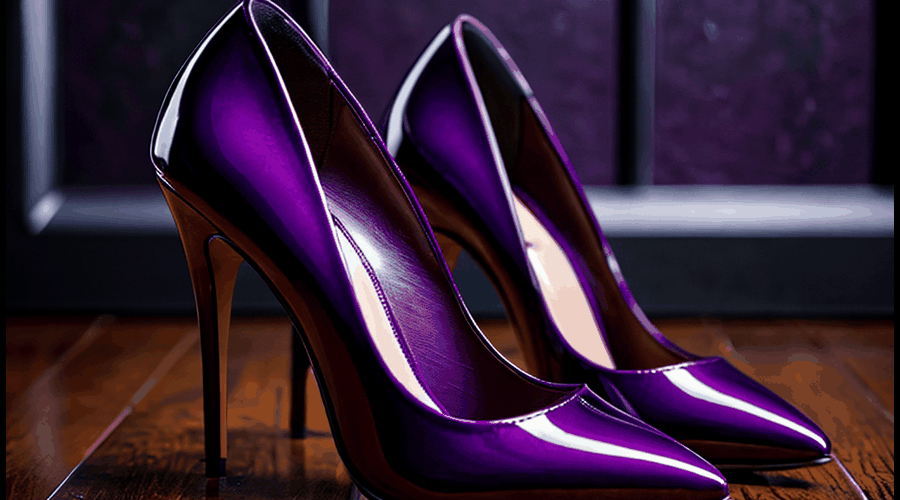 Discover a collection of the darkest and most elegant purple heels, elevating your style game and adding a touch of mystery to your wardrobe.