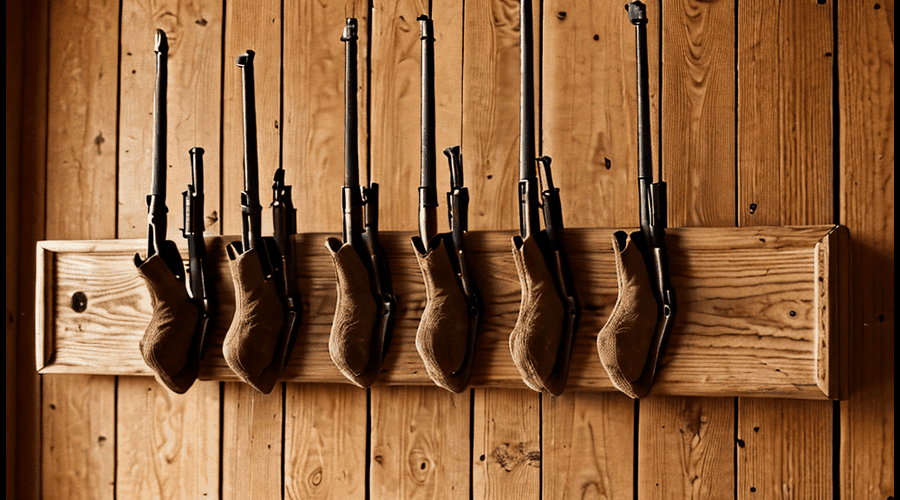 Find the right deer hooves gun rack for your collection with our comparison of the best options available, featuring durable construction and elegant design.