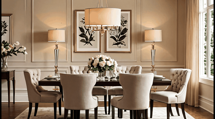 Find the perfect dining room lamp to enhance your space's ambiance with our curated selection of stylish and practical fixtures, featuring options for every taste and budget.