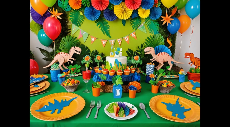 A roundup of the best dinosaur birthday decorations, featuring realistic models, themed balloons, and interactive displays to create an epic prehistoric party experience.