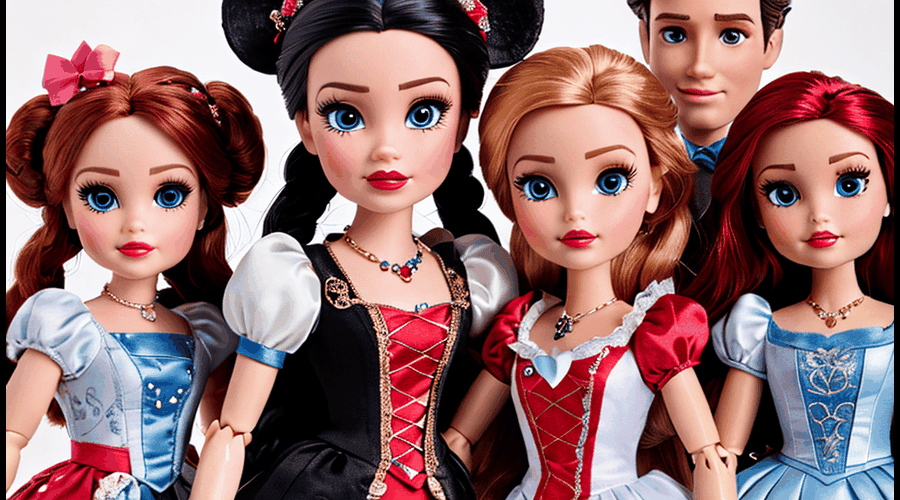 A roundup of the most sought-after Disney collector dolls, featuring detailed descriptions and specifications for each figure.
