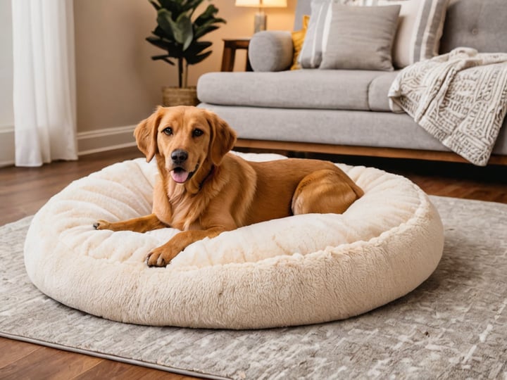 Dog-Bed-With-Blanket-Attached-2