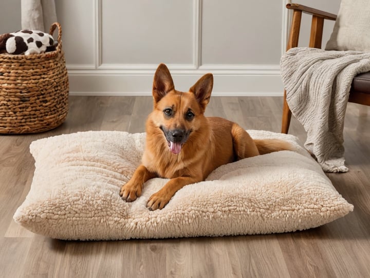 Dog-Bed-With-Blanket-Attached-6