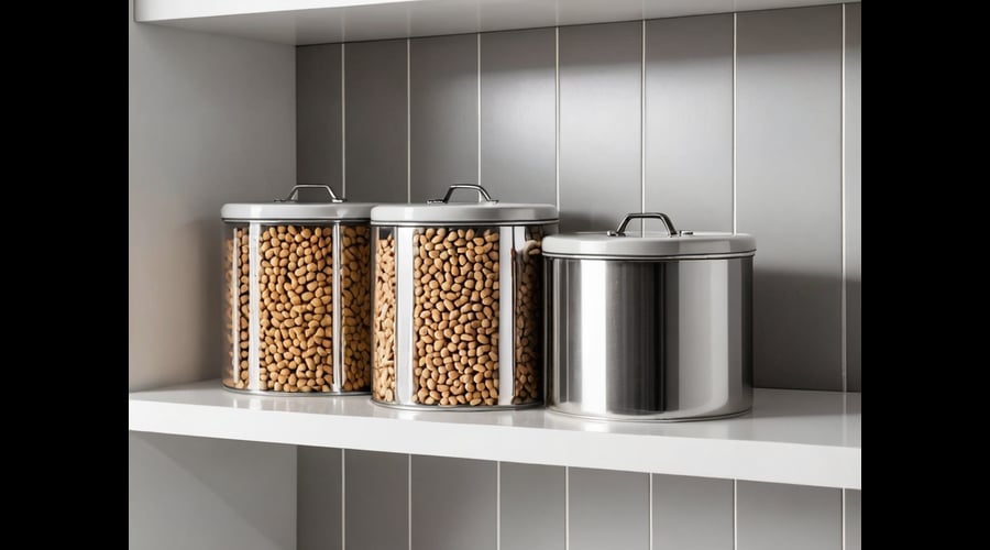 Learn about the best dog food tin storage solutions that keep your pet's meals fresh and protect them from spoilage, with options for both small and large quantities.
