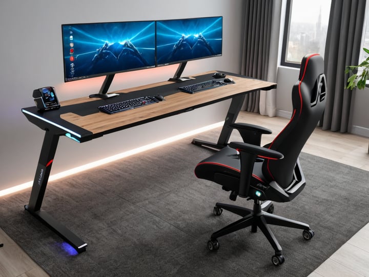 Double Gaming Desks-2