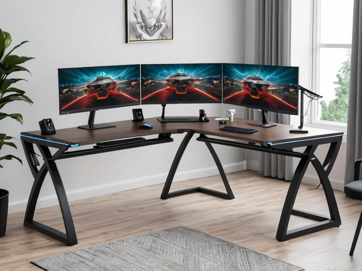 Double Gaming Desks-3