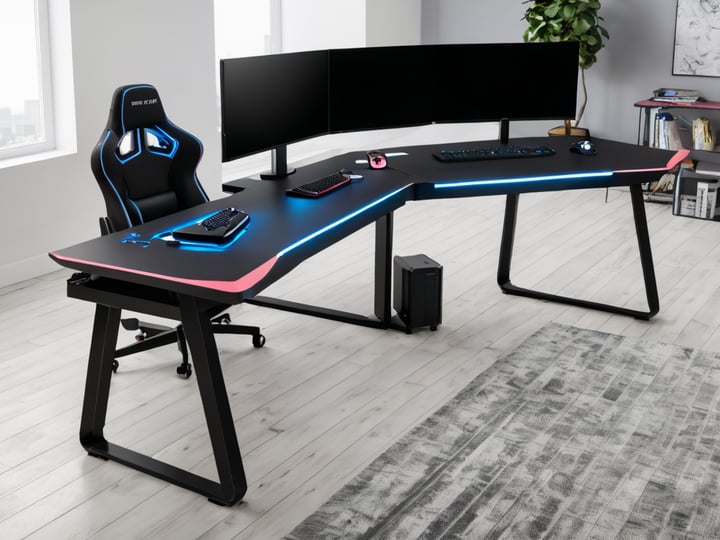 Double Gaming Desks-4