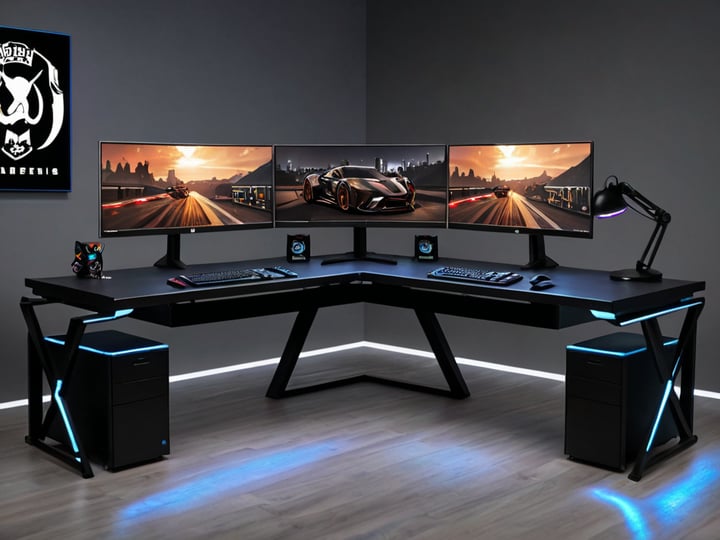 Dual Monitor Gaming Desks-5