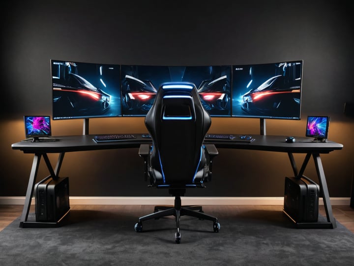 Dual Monitor Gaming Desks-6