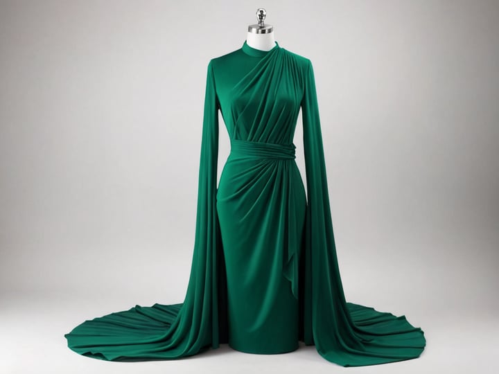 Emerald-Green-Long-Sleeve-Dresses-2