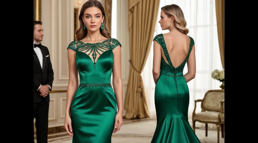 A detailed comparison of the best emerald green satin dresses available today, highlighting their quality, craftsmanship, and suitability for various occasions.