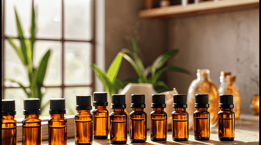 A curated selection of essential oils known for their energizing and uplifting properties, helping to boost mood and enhance overall well-being.
