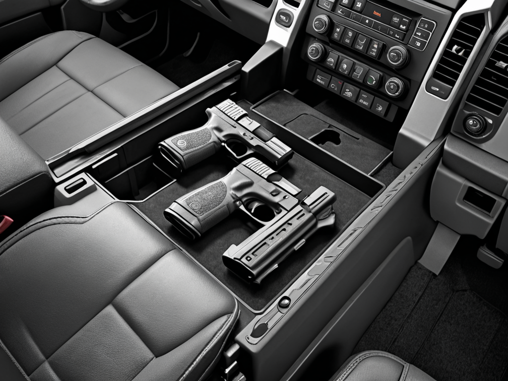 F150 Console Gun Holsters-3