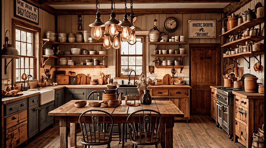 From cozy nooks to expansive islands, discover the perfect farmhouse kitchen lighting fixtures that blend warmth with functionality. Our guide helps you navigate the best options, from vintage-style pendants to rustic table lamps.