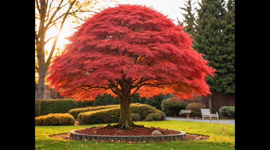 This roundup reviews the Fireglow Japanese Maple, highlighting its striking red foliage and compact growth habit.