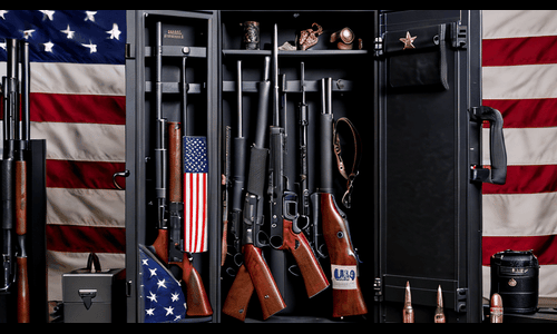 Flag Guns Safes