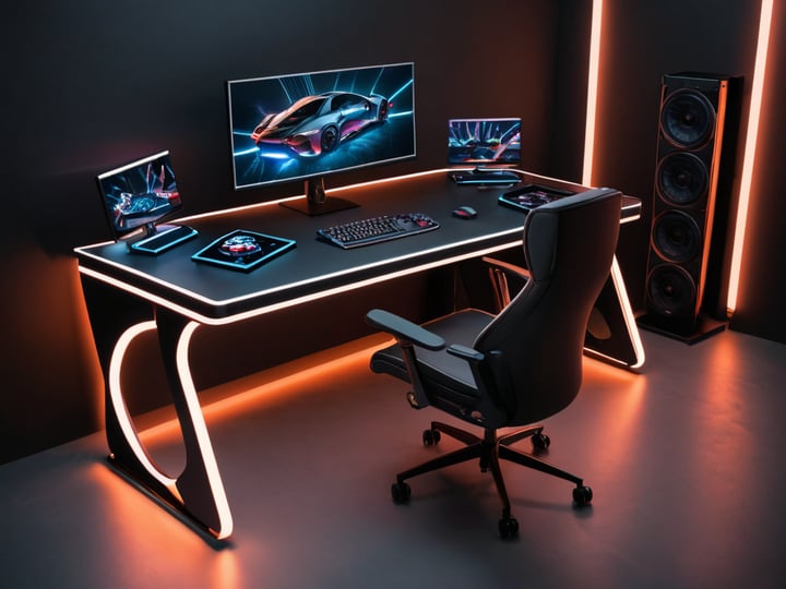 Floating Gaming Desks-2