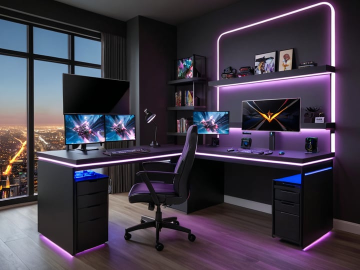 Floating Gaming Desks-3