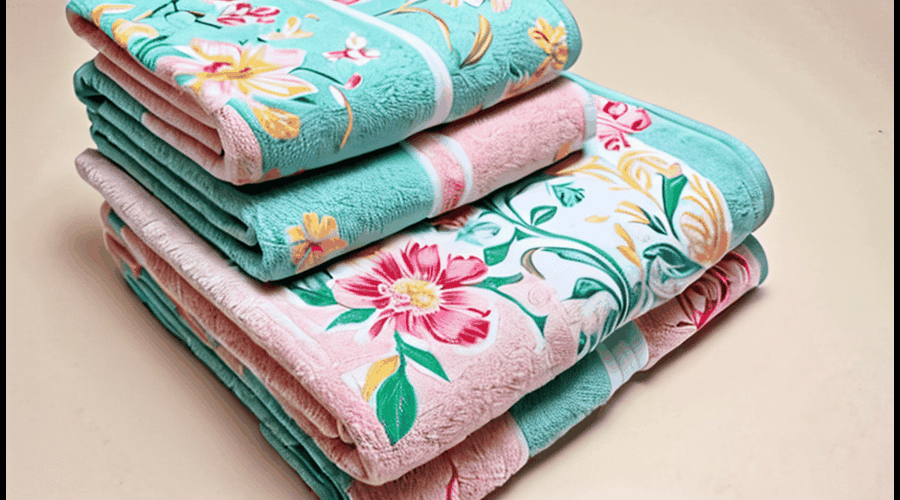 Our floral bath towel collection features elegant designs in soft, absorbent fabrics perfect for adding a touch of sophistication to your bathroom.