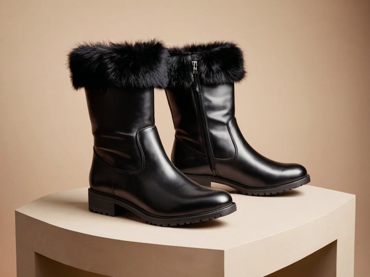 Fur-Boots-Womens-Black-2
