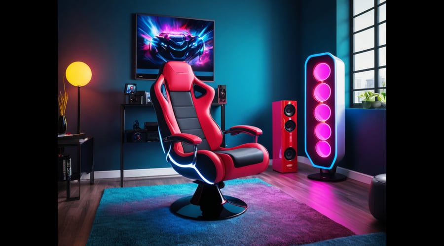 This article reviews the best game chairs with built-in speakers, comparing features like sound quality, comfort options, and value for money to help gaming enthusiasts find their ideal chair.