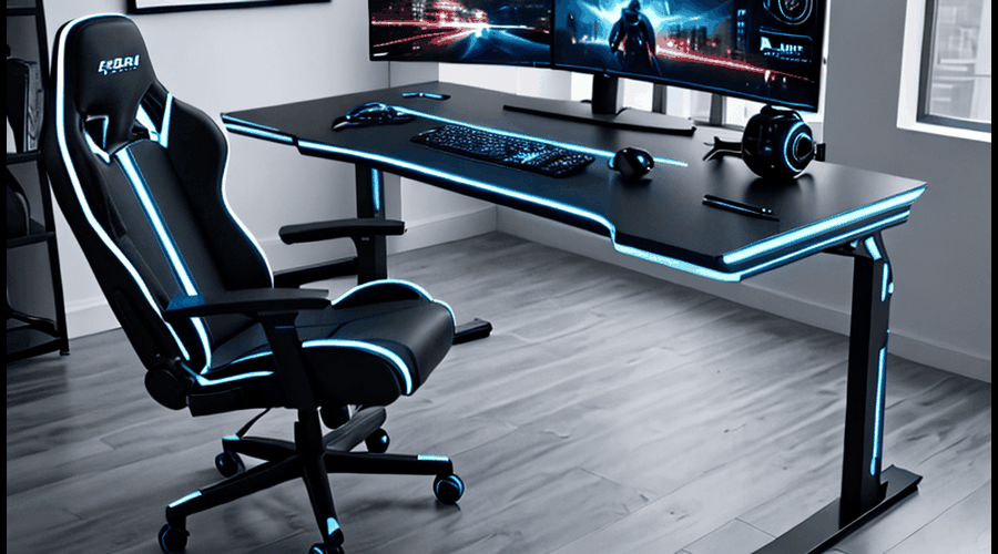 Discover our top picks for gaming desks featuring vibrant LED lights that enhance your gaming experience. Expertly designed for the ultimate gamer setup, these illuminated desks are perfect for any setup.