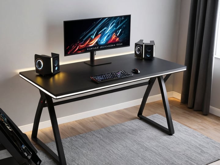 Gaming Desks With LED Lights-6