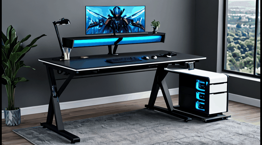 Discover the best gaming desks that offer both style and functionality with integrated storage solutions. Keep your gaming setup organized and clutter-free with our top picks of gaming desks, available at affordable prices.