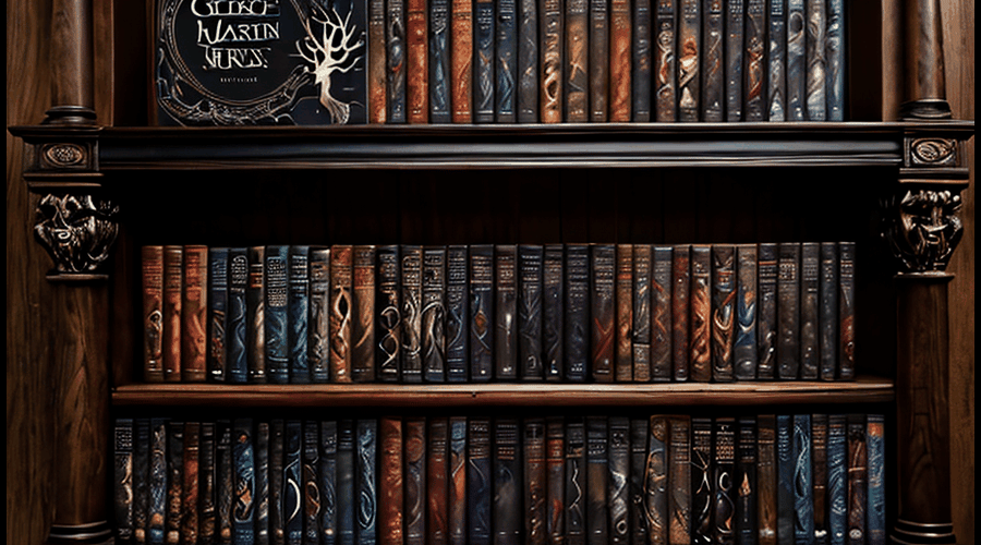 Epic journey through George R. R. Martin's literary works, exploring the intricate plots and unforgettable characters that define his storytelling masterpiece.